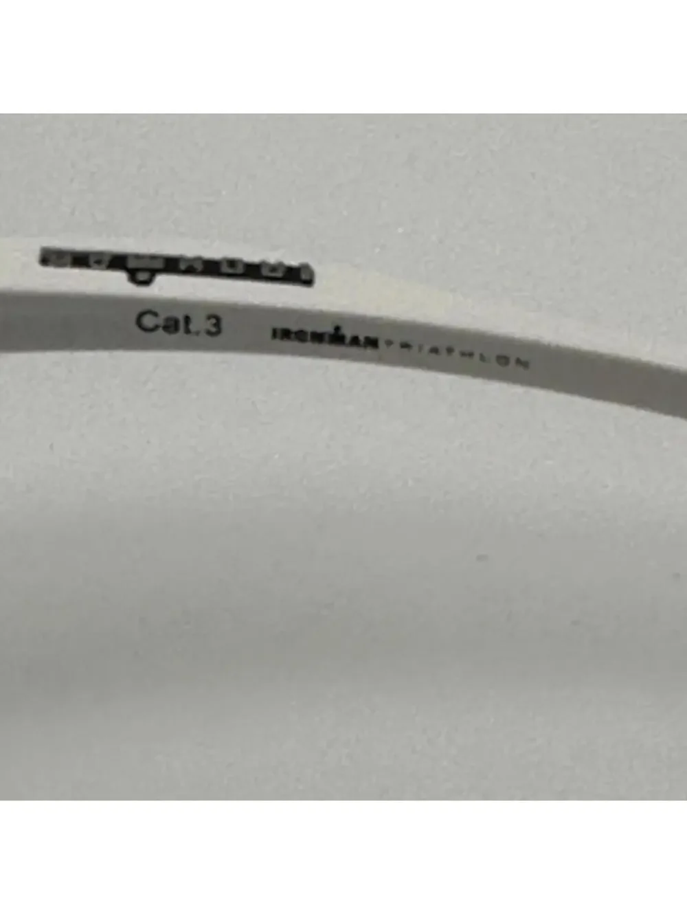 Ironman Triathlon White Red RV ACA Sports Sunglasses with Mirrored Lenses